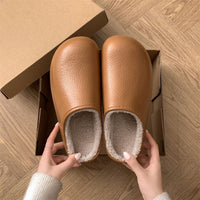 Non-Slip Thick-Soled Cotton Slippers