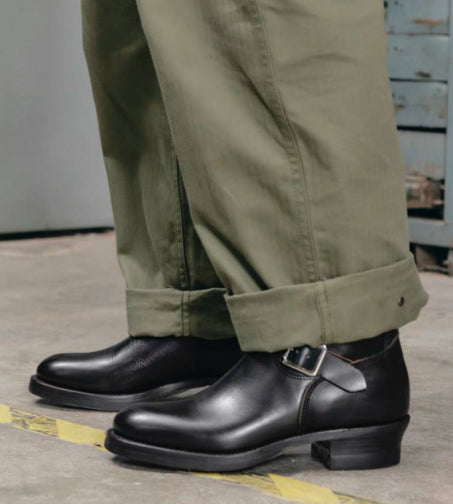 Mid-Calf Motorcycle Martin Boots