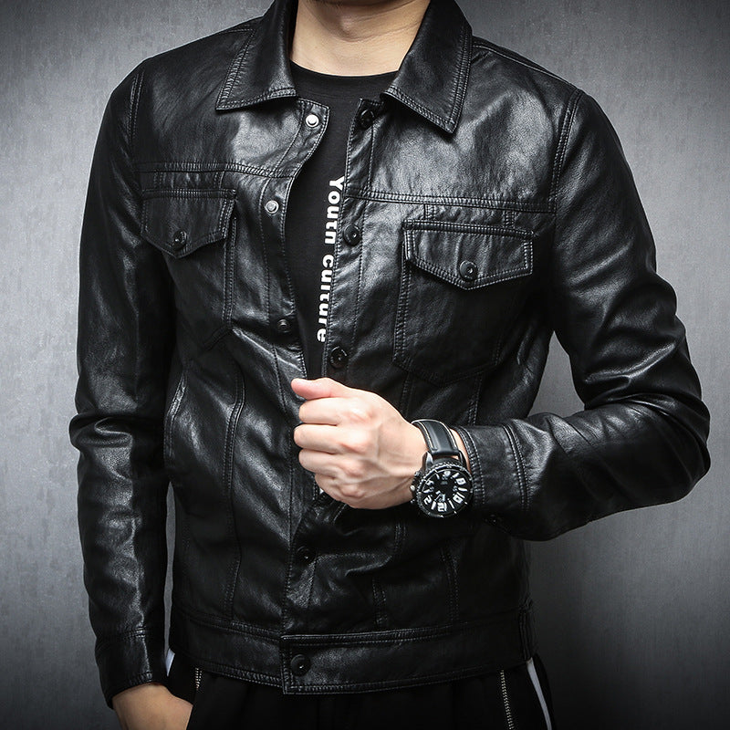 Stylish Korean-Style Biker Jacket