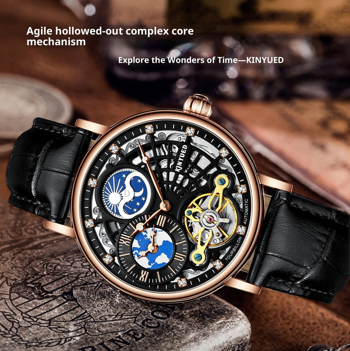 Automatic Hollow Mechanical Star Watch