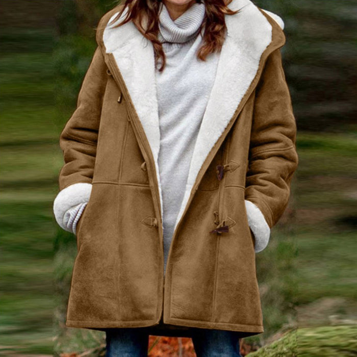 Duffle Toggle Coat Hooded Jacket
