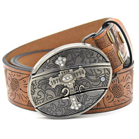 Engraving Smooth Buckle Knife Embossing Belt