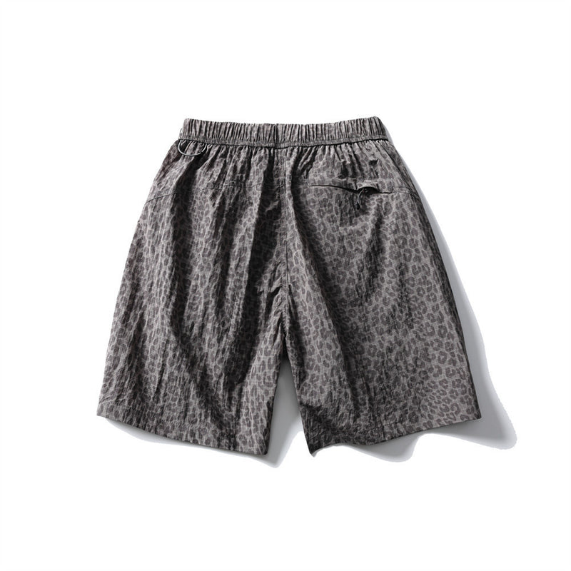 Summer Loose Leopard Print Shorts