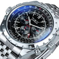 Casual Hollow Multi-function Mechanical Watch