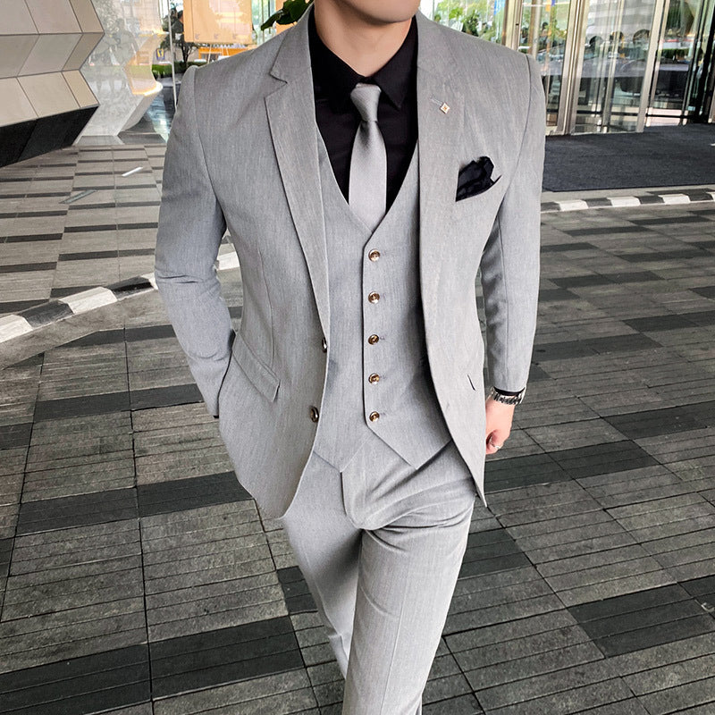 Single Row Buckle Suit