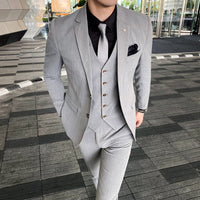 Single Row Buckle Suit