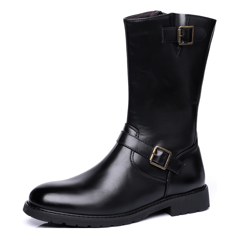 Side-zip Motorcycle Boots