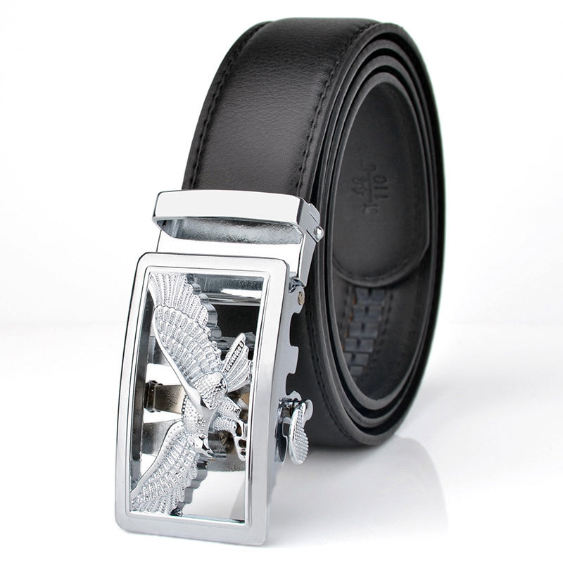 Automatic-Buckle Business-Casual Belt