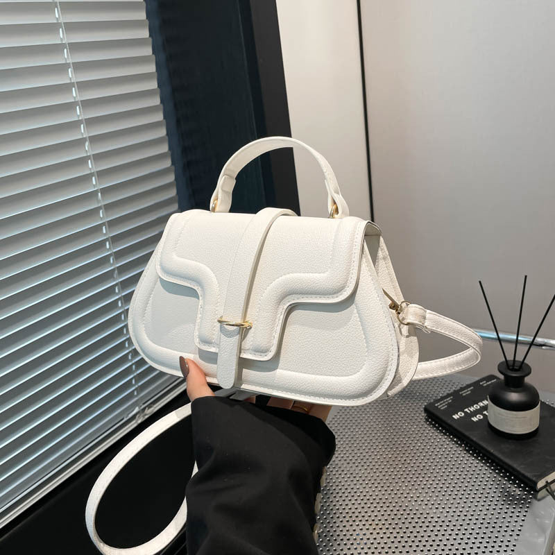 Stylish Minimalist Casual Western-style Small Square Crossbody Or Shoulder Bag