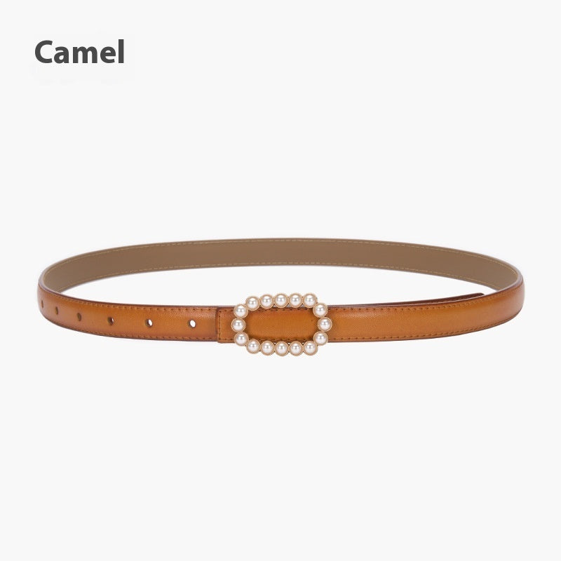 Genuine Leather Black Fashion Belt