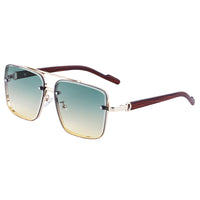 European And American Square Cut Sunglasses