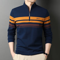 Cotton Stand Collar Long Sleeves