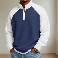 Fashion Color-Block Long-Sleeve