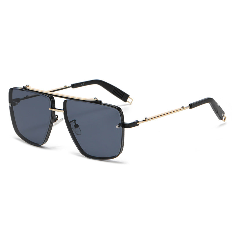 Twin-beam Metal Sunglasses