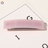 Square Grip Acetate Acrylic Spring Clip Hair Accessory