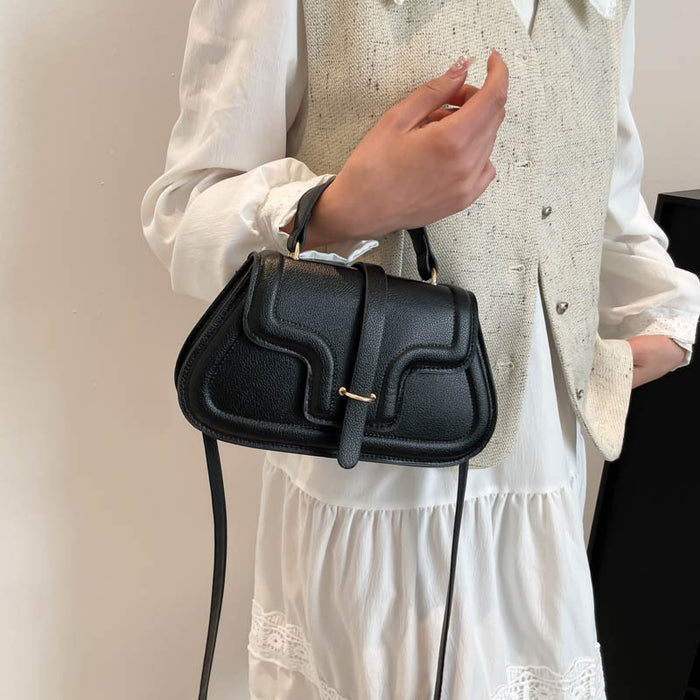 Stylish Minimalist Casual Western-style Small Square Crossbody Or Shoulder Bag