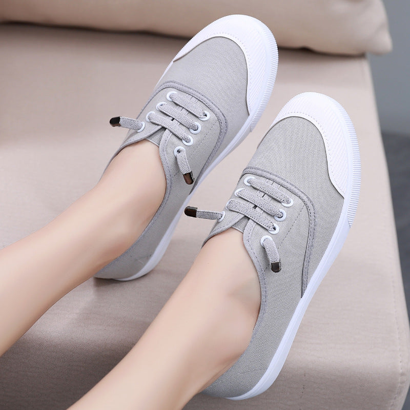 Versatile Flat-soled Canvas Shoes