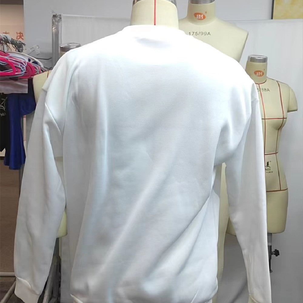 European & American Style Print Sweatshirt