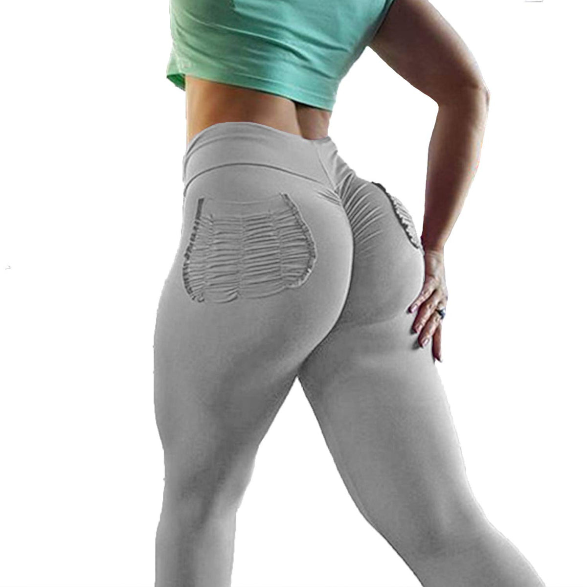 High-Waist Push-Up Fitness Leggings