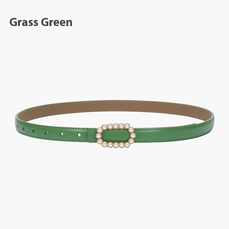 Genuine Leather Black Fashion Belt