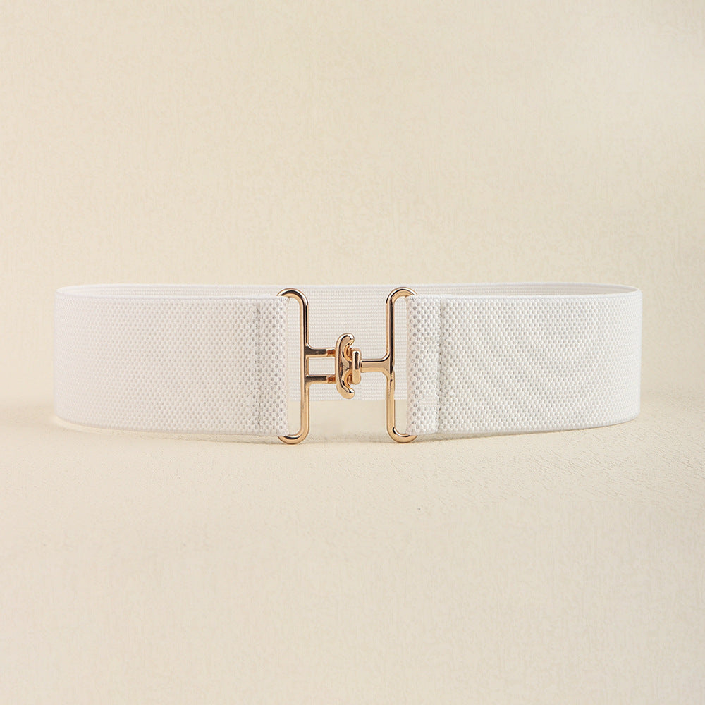 Elastic Belt Matching Suit