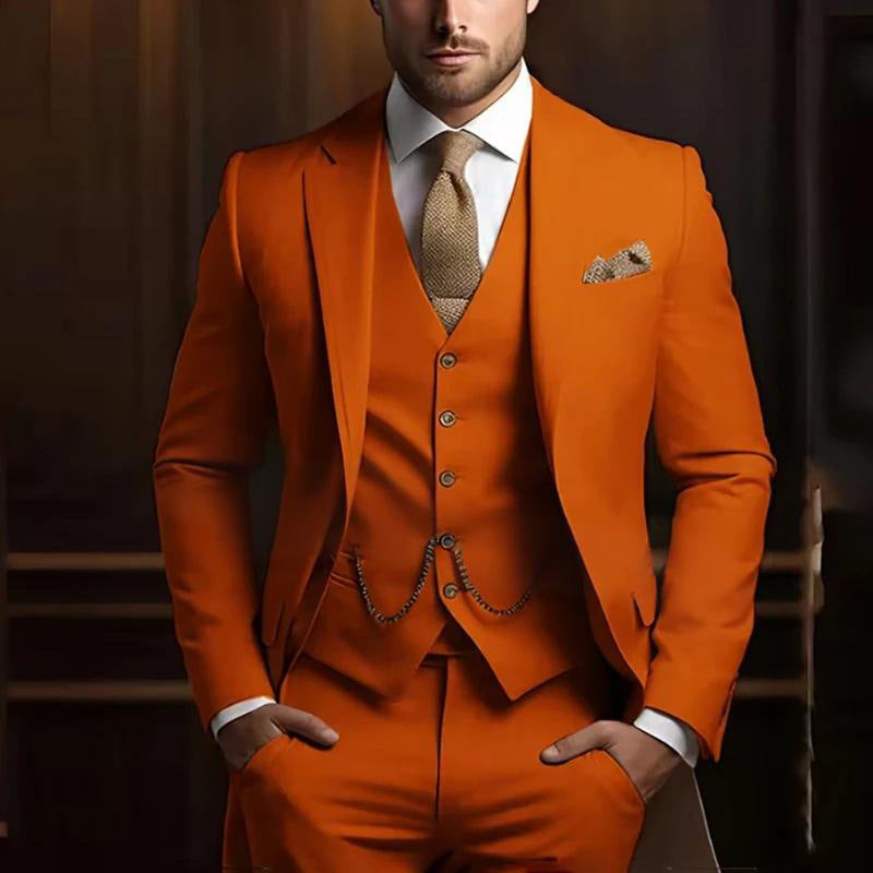 High-grade Gentleman Temperament Slim Suit