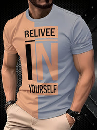 Casual Minimalist 3D Short Sleeve