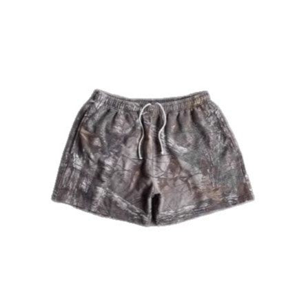 Harajuku Tree Branch Camo-Print Shorts