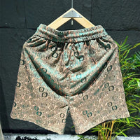 Flower Fashion Ice Silk Shorts