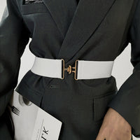 Elastic Belt Matching Suit