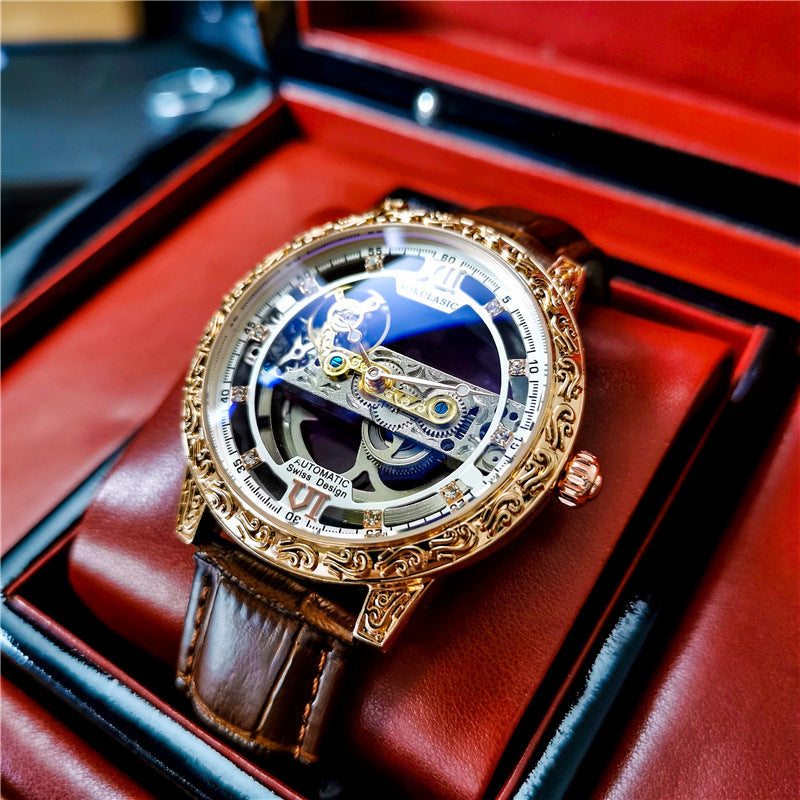 Automatic Mechanical Watch [Double-sided Hollow Waterproof]