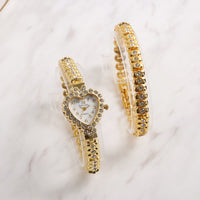 Fashion Personalized Diamond Women's Watch Heart-shaped Rhinestone