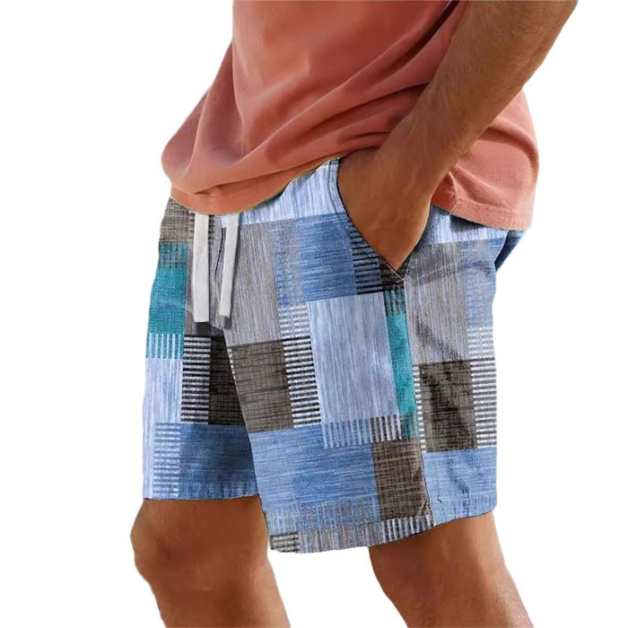 Trendy Digital Printing Casual Shorts