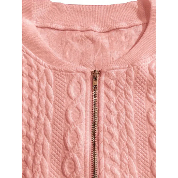 Jacquard Bomber Jacket