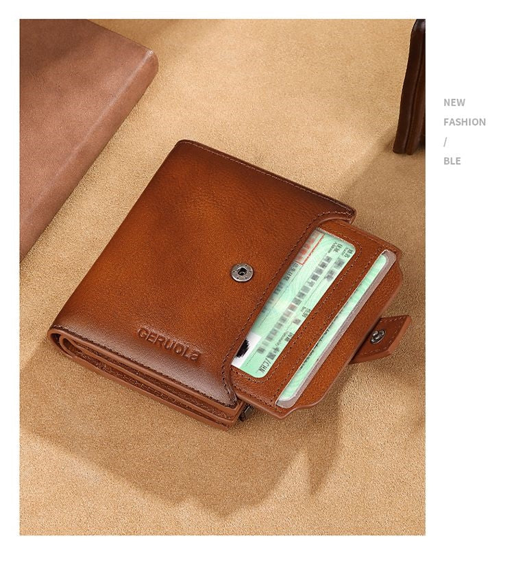 Large-Capacity Multifunctional Zipper Wallet