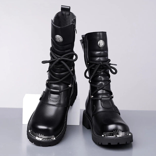 Autumn And Winter High-top Boots