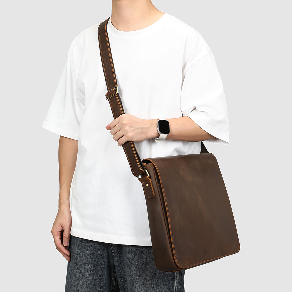 Premium Leather Crossbody Bag