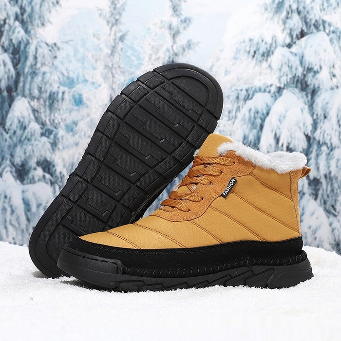 Mid-Cut Cotton-Lined Snow Boots