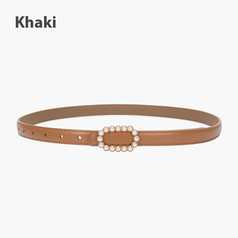 Genuine Leather Black Fashion Belt