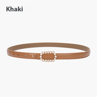 Genuine Leather Black Fashion Belt