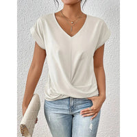Comfy Casual V Neck Blouses