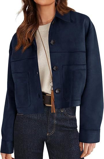 Faux Suede Short Jacket
