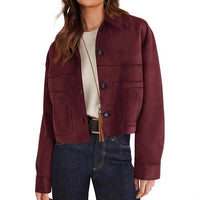 Faux Suede Short Jacket
