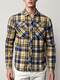 Stylish Long-Sleeve Lapel Shirt