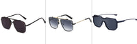 Twin-beam Metal Sunglasses
