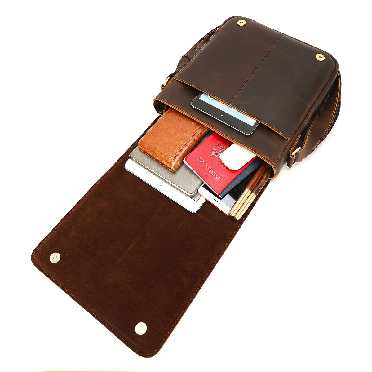 Premium Leather Crossbody Bag