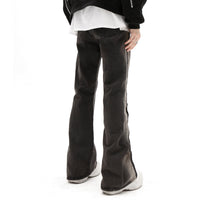 Design Zipper Straight-leg Trousers