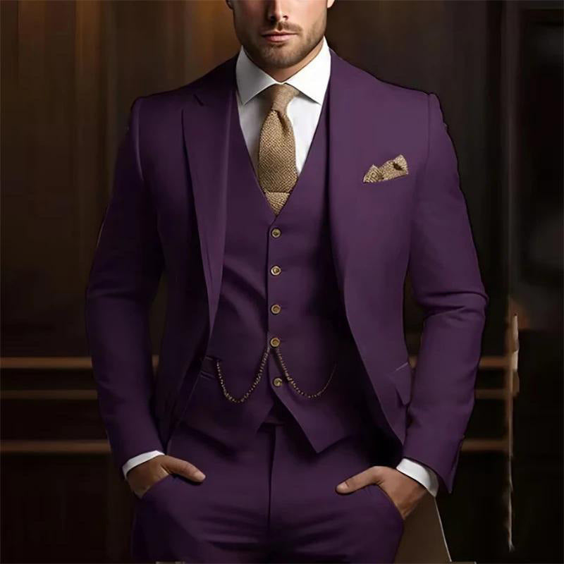 High-grade Gentleman Temperament Slim Suit