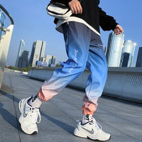 Trendy Gradient Color Trousers
