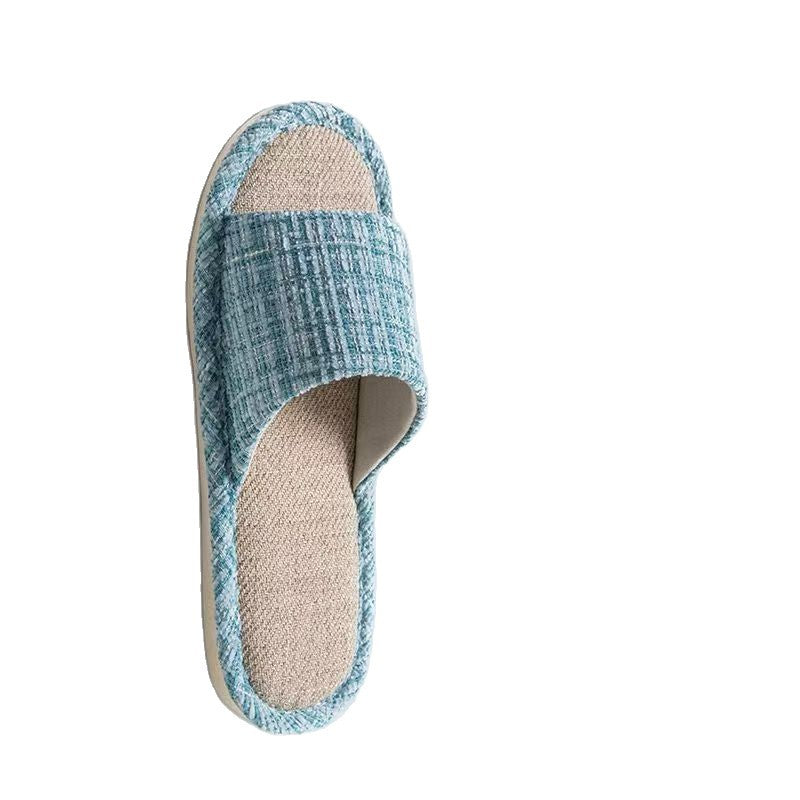 Indoor Cotton & Linen Flip-Flops